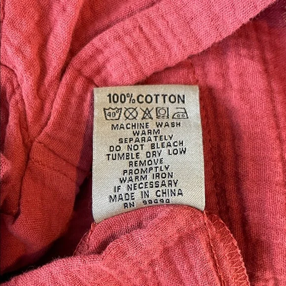 Spoon Jeans Front Pocket Rust Color Shorts Size S - Picture 5 of 5